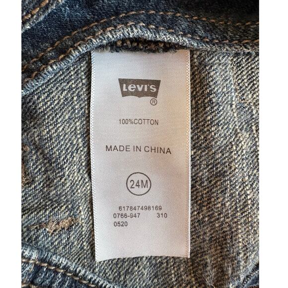 Levi’s Kids Denim Overalls 24M - Picture 4 of 4